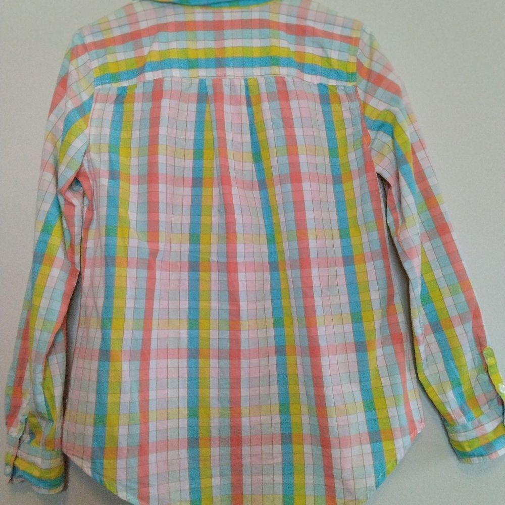 Women's st John's Bay multicolored pastel plaid - Picture 4 of 6